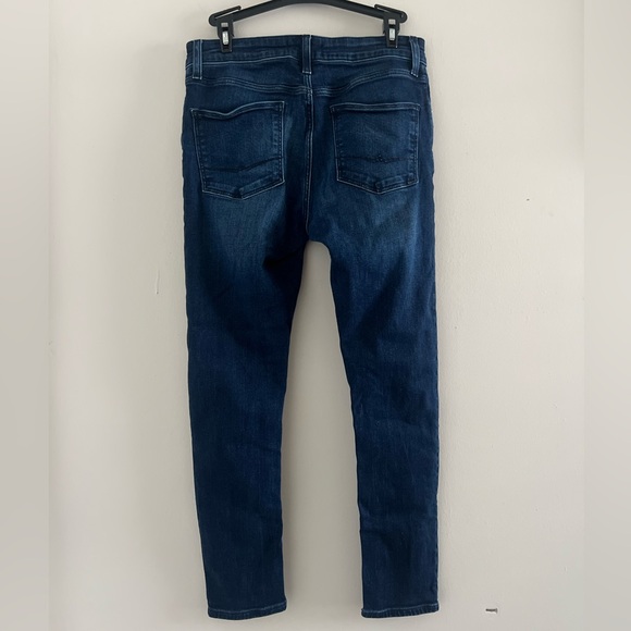 asos design medium/dark wash denim 30” x 30” - Picture 3 of 3